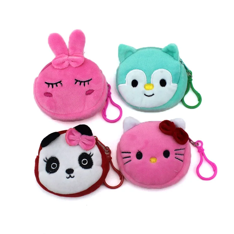 Новинка 2017 года детские мини сумки для монет с рисунком котенка панды 8 см *