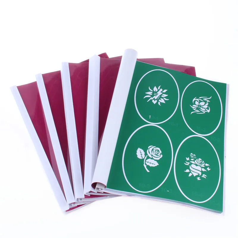 Золотая книга Феникс Временная Аэрограф трафареты татуировки для боди арта