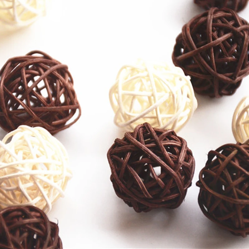 3 см ротанговый шар Sepak Takraw День рождения Свадьба Вечеринка Рождество детский душ