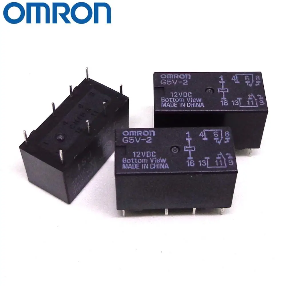 OMRON Реле 10 шт. G5V-2 5VDC 12VDC 24VDC 5 В, 12 В, 24 В постоянного тока, абсолютно и реле