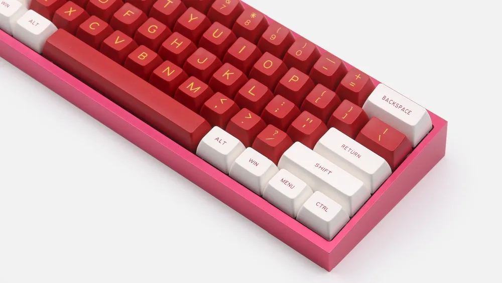 Полностью собранная клавиатура TOFU 60% с переключателями DZ60 PCB kailh box с вишневыми стабилизаторами без колпачков