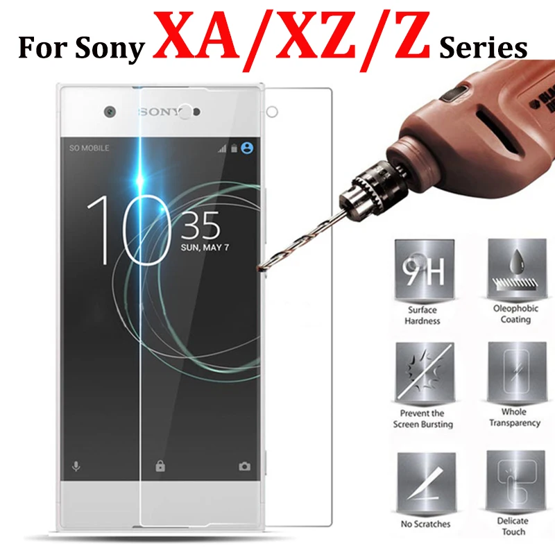 Защитное стекло для sony xperia xa1 plus glas xa xz xz1 z2 z3 z5 xa2 ultra temper screen protect|Защитные стёкла и