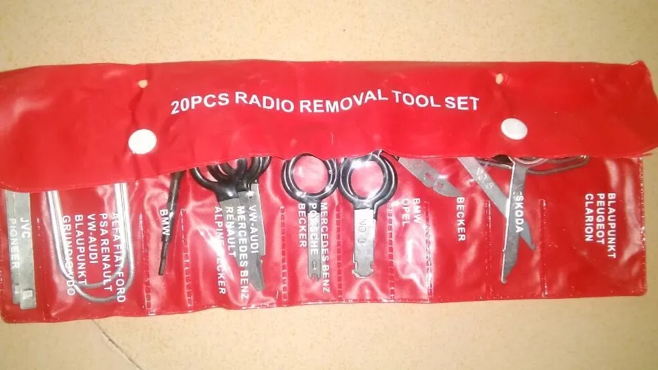 Набор инструментов для демонтажа автомагнитолы комплект ремонта автомобиля