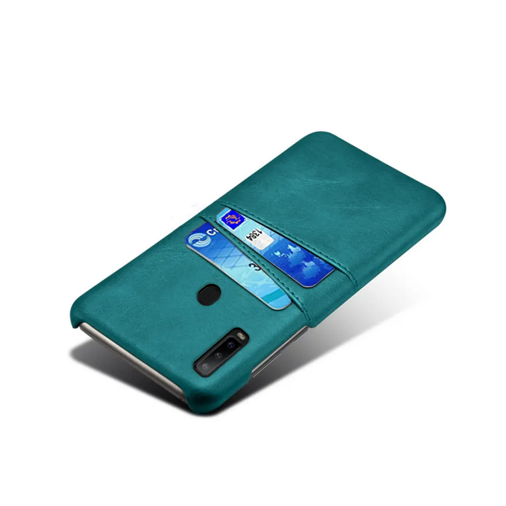 Роскошный кожаный держатель для карт слоты для карт Чехлы для samsung Galaxy C7 C8 C9 C10 Plus Pro M10 M20 M30 Note 8 9 Note8 крышка