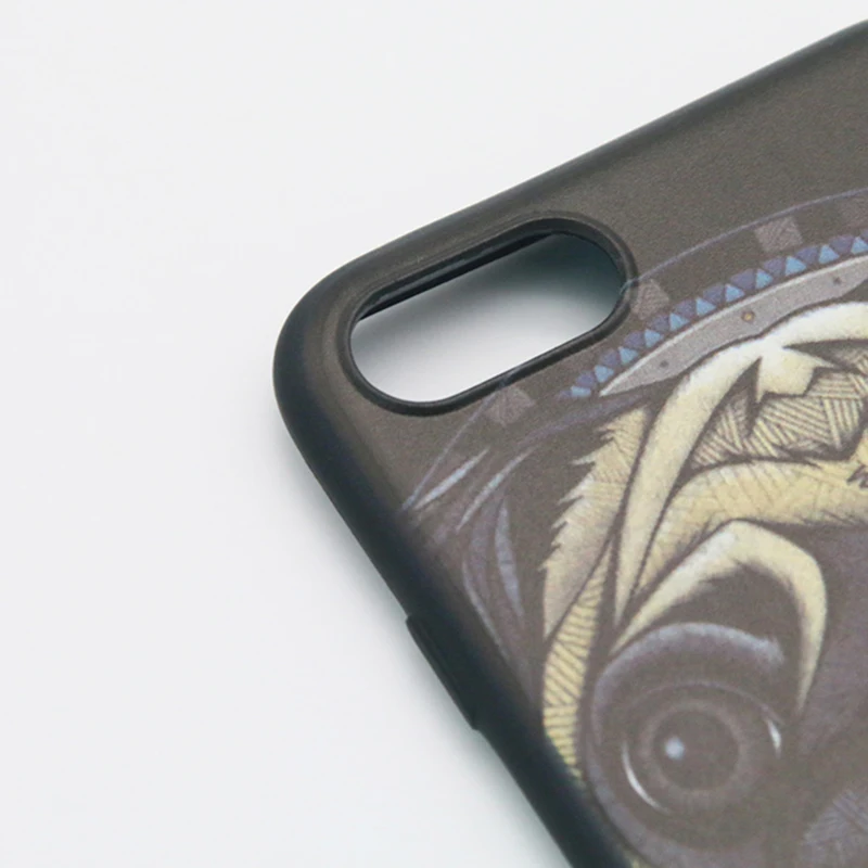 LANRENZ чехол для iphone 6 6s plus 7 улица панк Пинцет черный случаях ТПУ телефона крышка 8