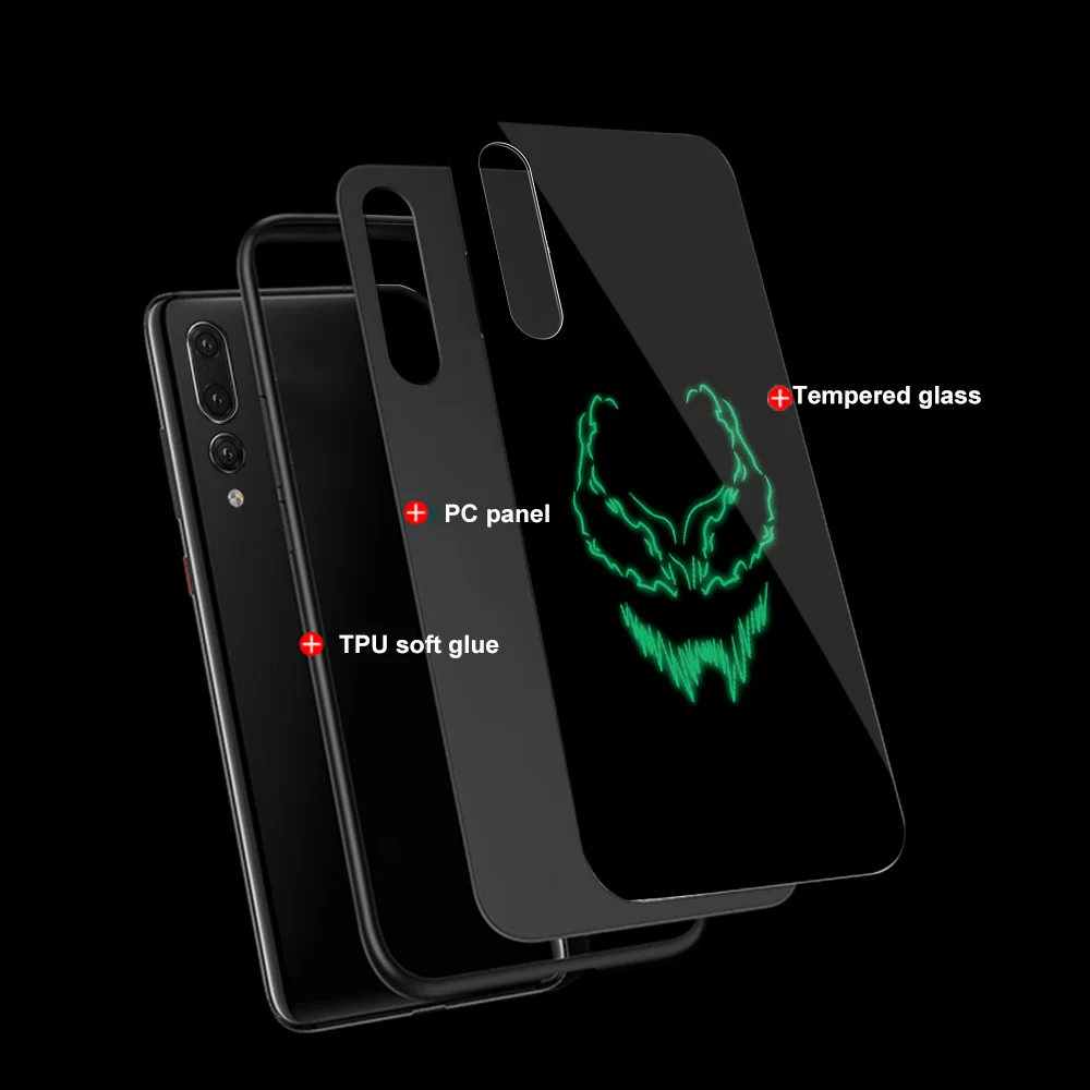 Ciciber для huawei P30 P20 Lite Pro mate 30 20 Nova 3e 4e чехлы с закаленным стеклом задняя крышка для huawei Honor 10 Lite чудо-яд