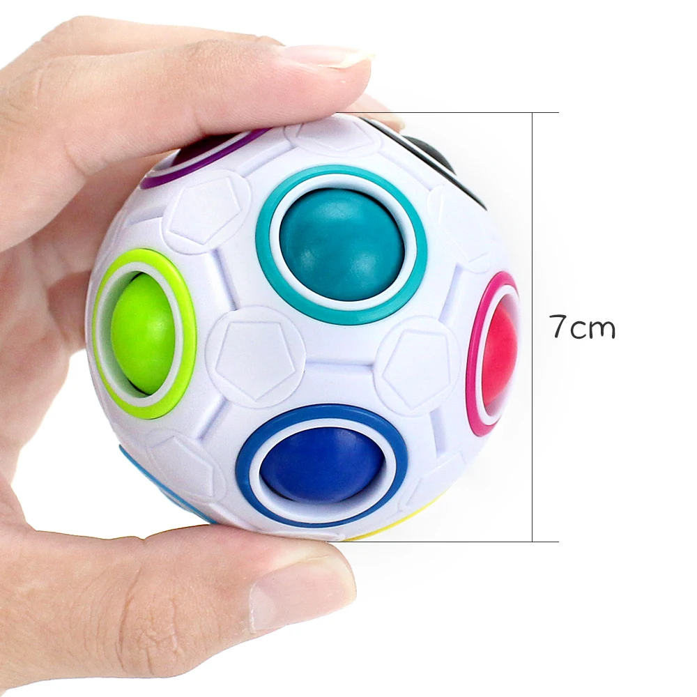 Магия радуги Непоседа куб головоломка Антистресс мяч Творческий футбол