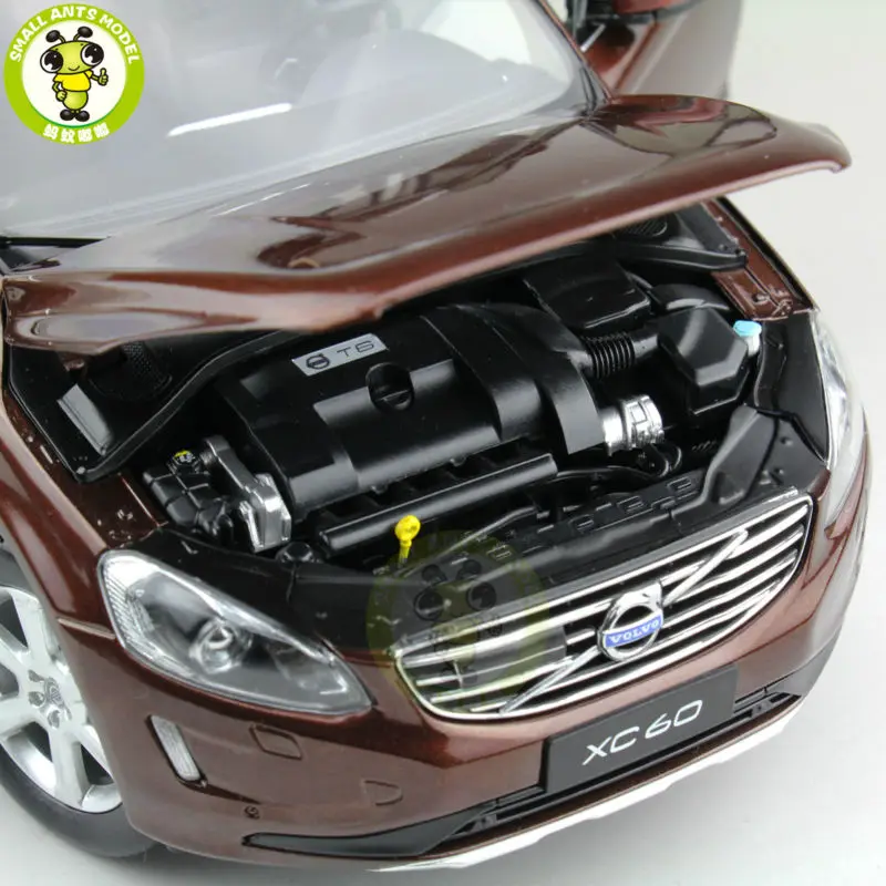 1/18 Volvo XC60 T6 AWD SUV литая модель автомобиля внедорожник коричневый