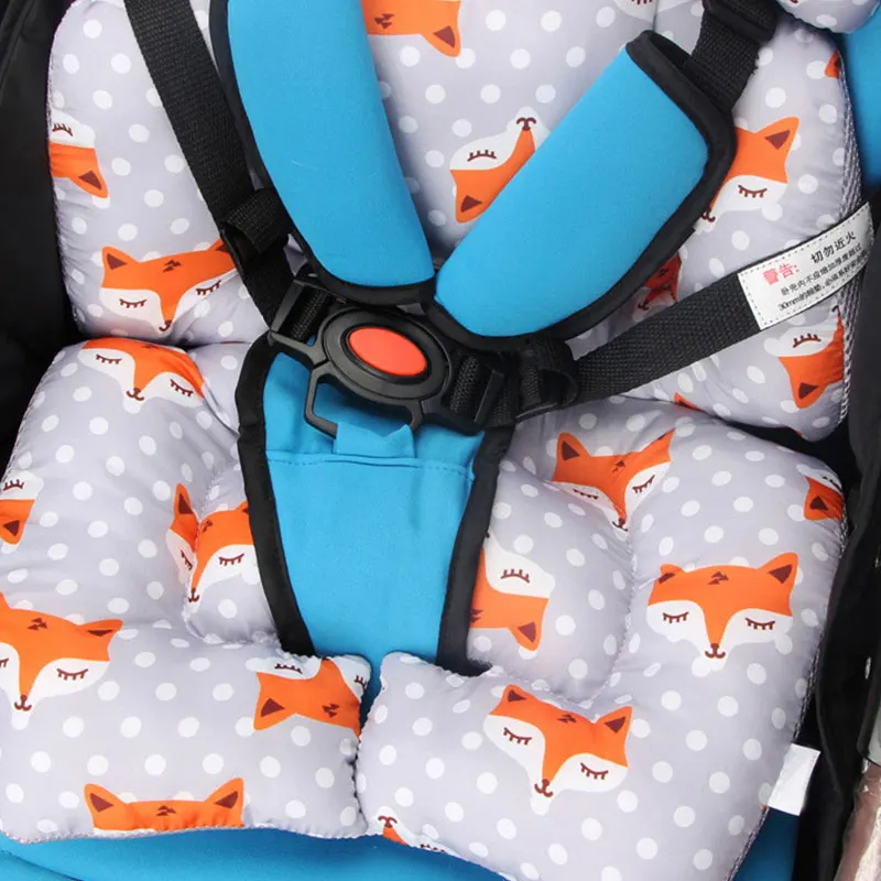 Коврик для детского сиденья на коляску хлопковая мягкая подстилка утолщенное