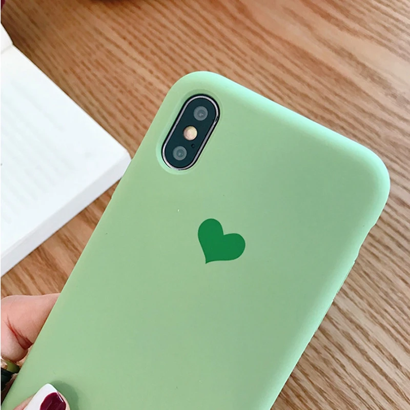 Мягкий чехол Love для iphone X 10 XR XS MAX XSmax 7 8 Plus 6 6s новый модный жидкий силиконовый с