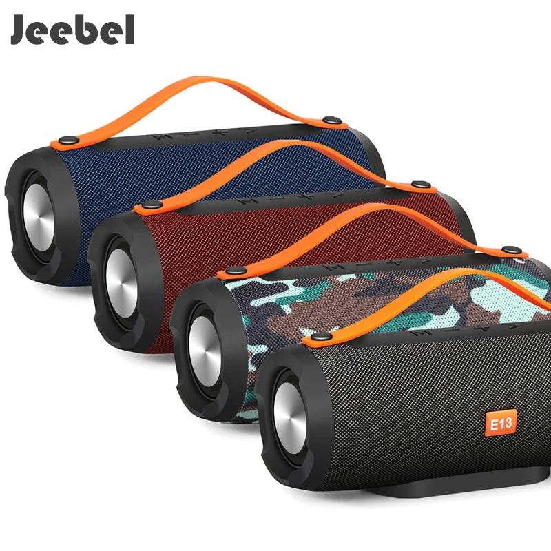 Jeebel портативный Bluetooth динамик 10 Вт беспроводной стерео громкий сабвуфер Soeakers