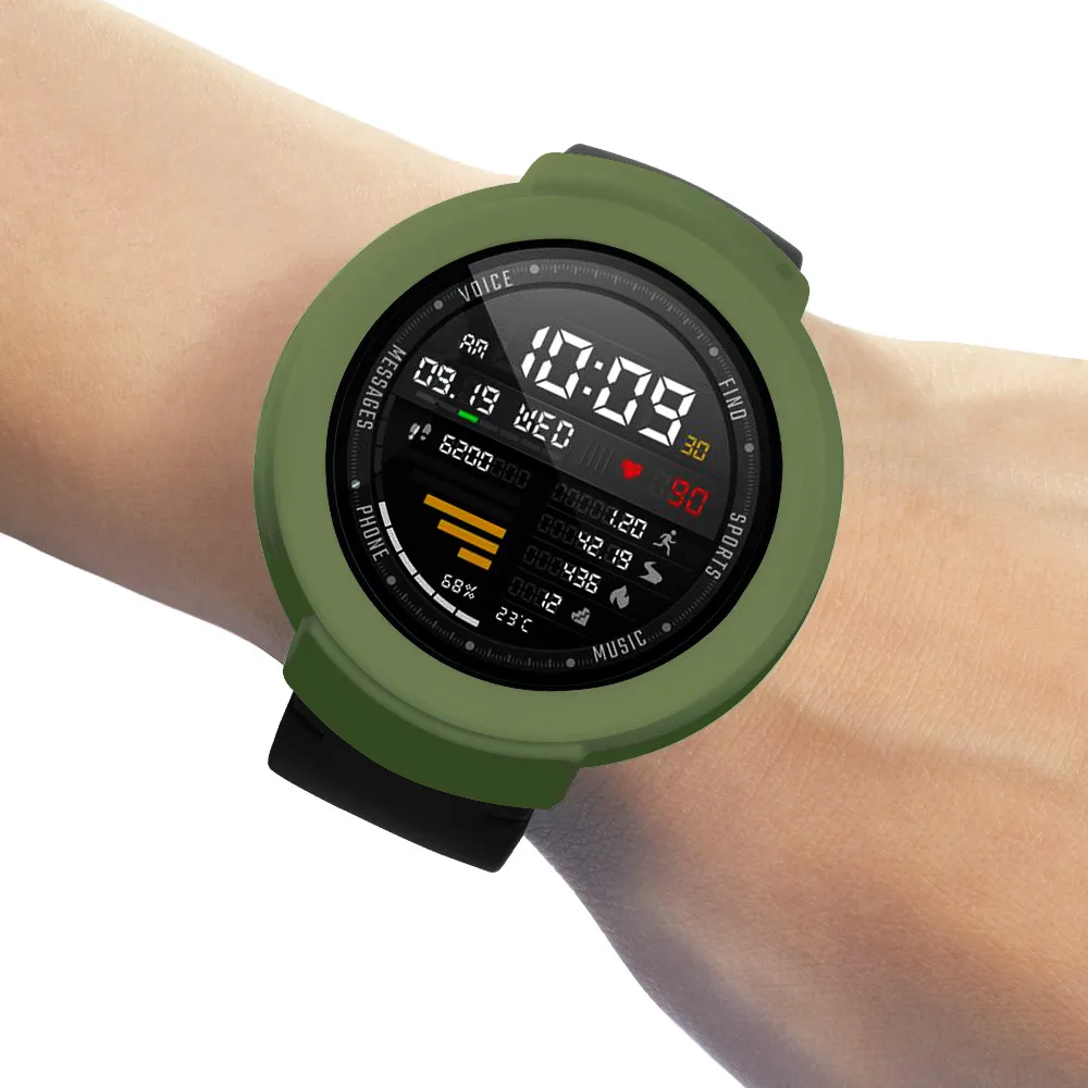 Для умных часов Huami Amazfit Verge мягкий силиконовый чехол из ТПУ с полной защитой умные