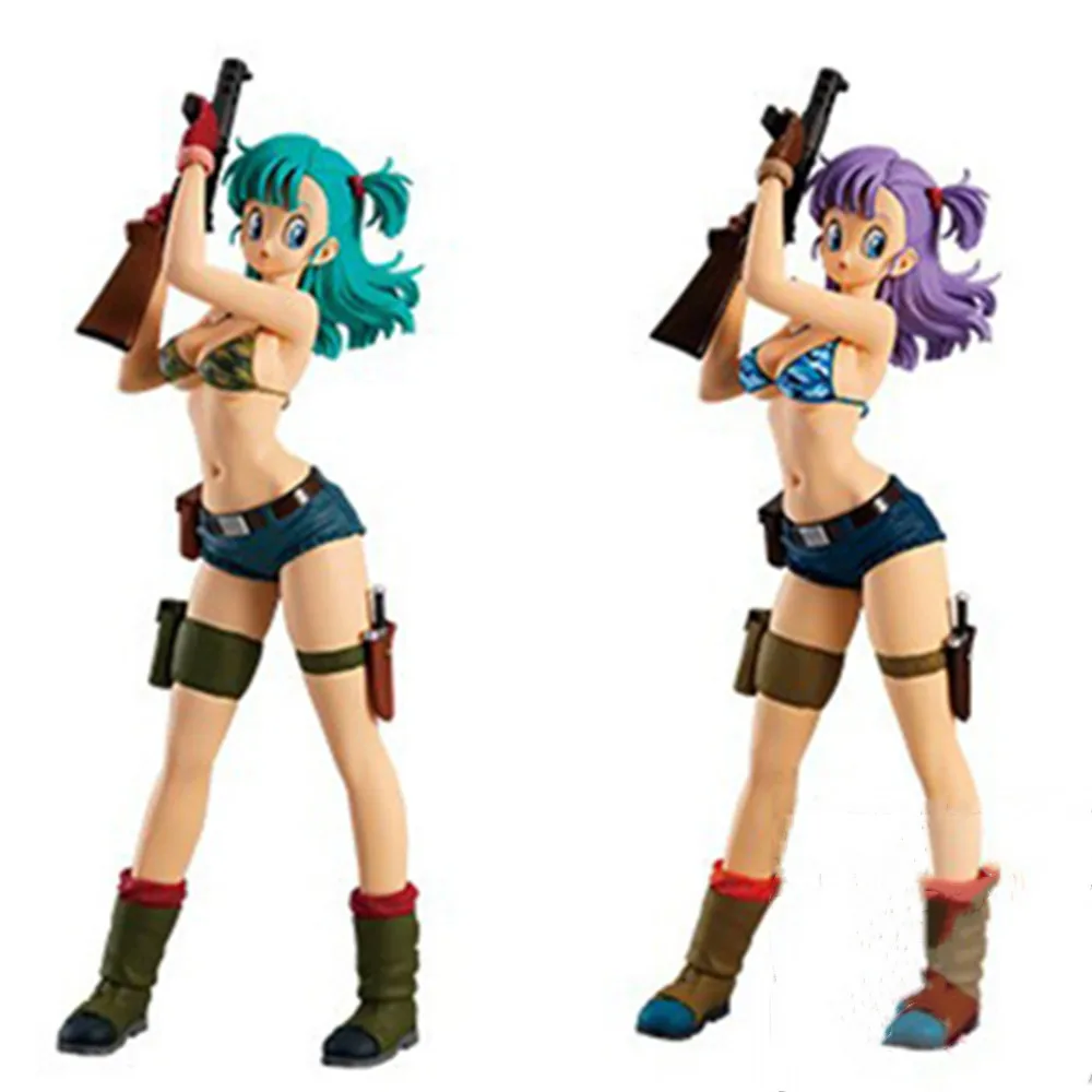Драконий жемчуг Z Bulma фигурка коллекционная игрушка Kawaii ПВХ бикини Банни девочка