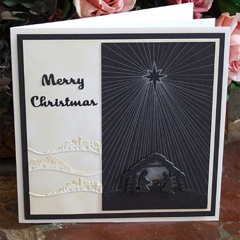 Городской пейзаж металла резки штампы новые трафареты для DIY скрапбукинга