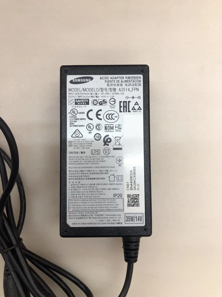 Зарядное устройство с ЖК монитором 14 в 2 5 А 35 Вт для SAMSUNG LS27D360 S27D360H LS27D360HS/XF a3514 _ FPN