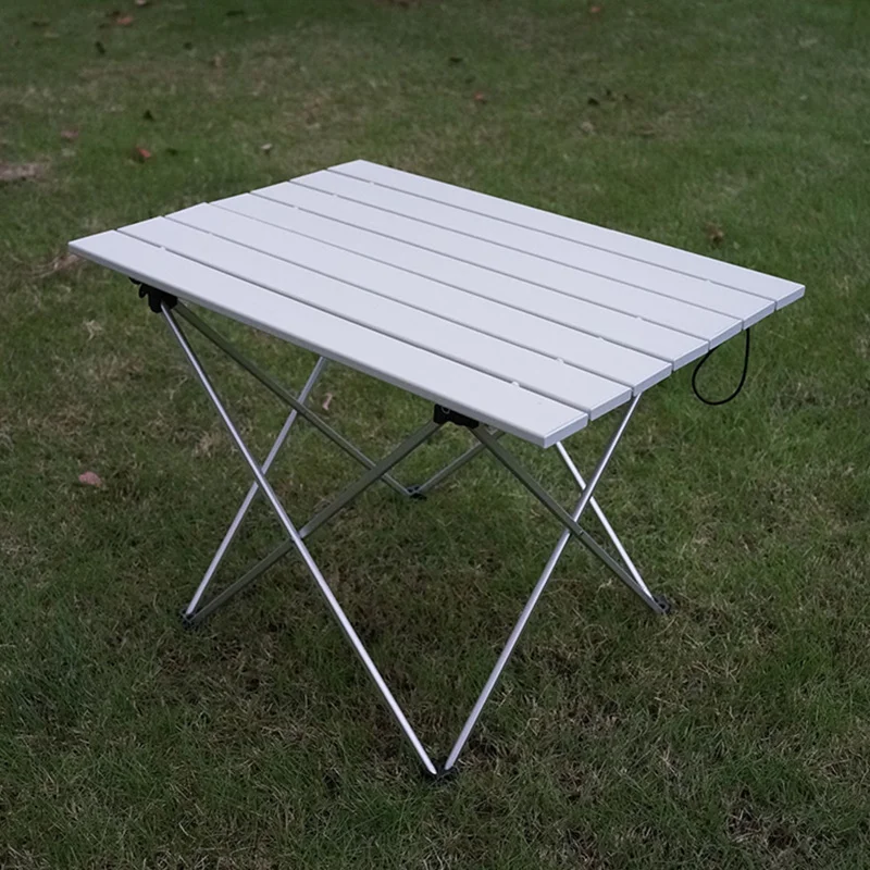 ALWAYSME 57x40x41 см Красочный из алюминиевого сплава для улицы складной стол для пешего туризма кемпинг стол Водонепроницаемый раскладной столик для пикника