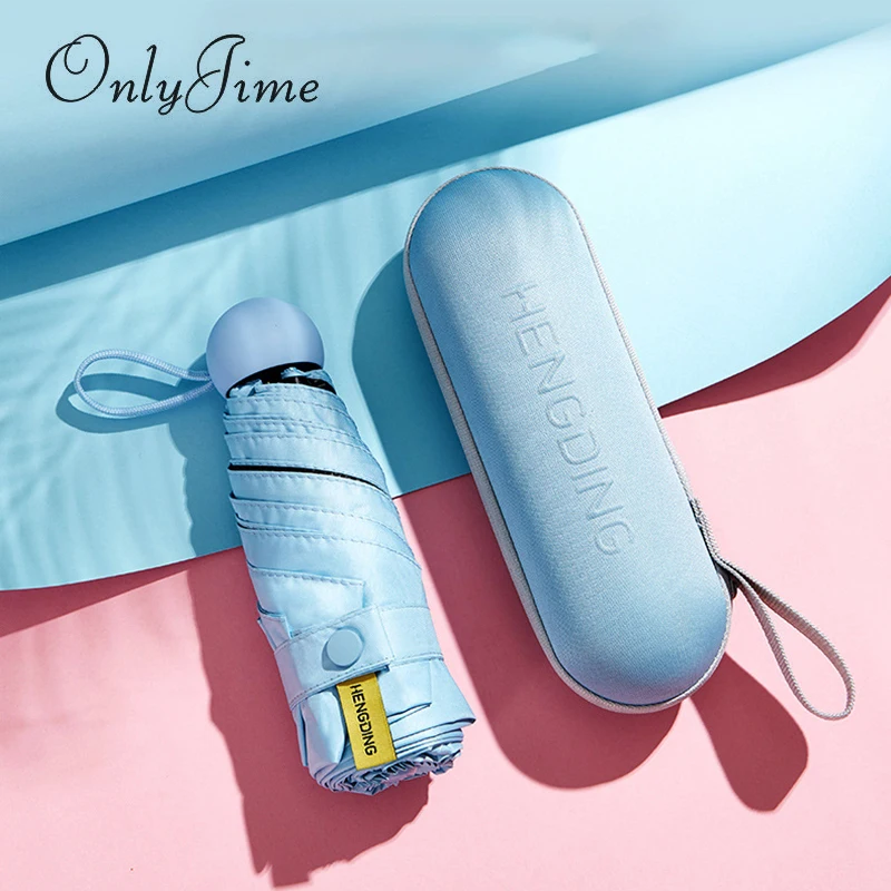 Только Jime Мини Портативный Зонт от дождя Женский и складной зонт солнца женский