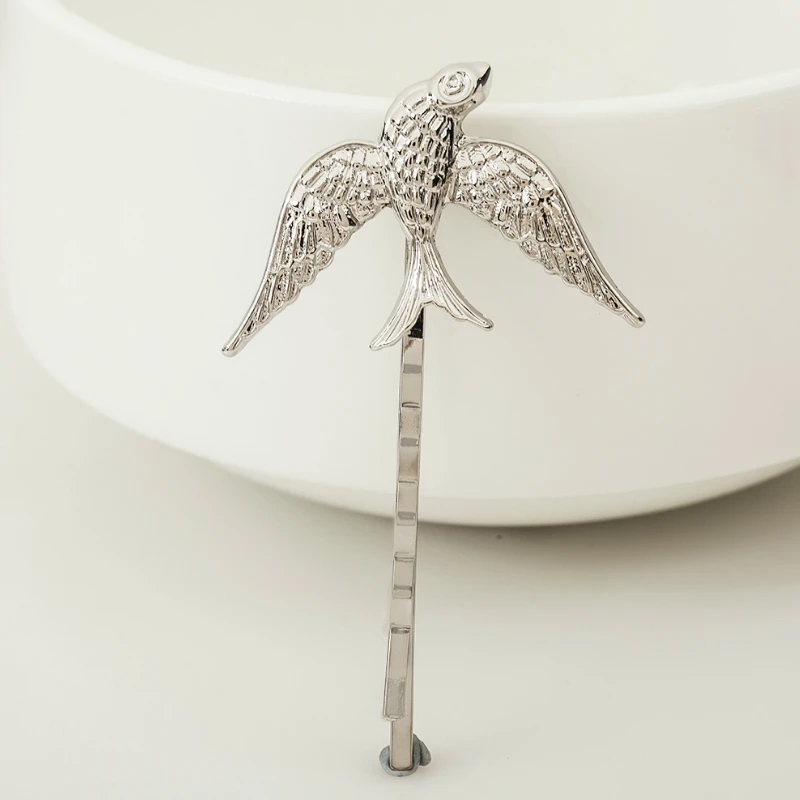 1Pc Animals Bird Deer Fashion Hair Accessories for Women Modern Stylish Gold Sliver Hair Clips Bun Maker Make Hair Styling Tool