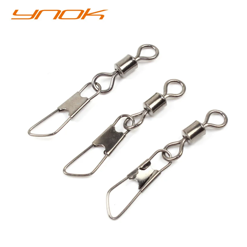 Поворотный шарнир для морской рыбалки с безопасной защелкой|lot lures|rolling swivel withrolling