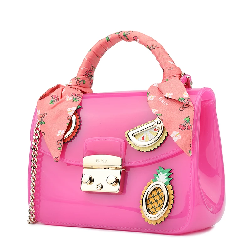 Женская мини сумка через плечо Furla конфетная BNQ8|Сумки с ручками| |