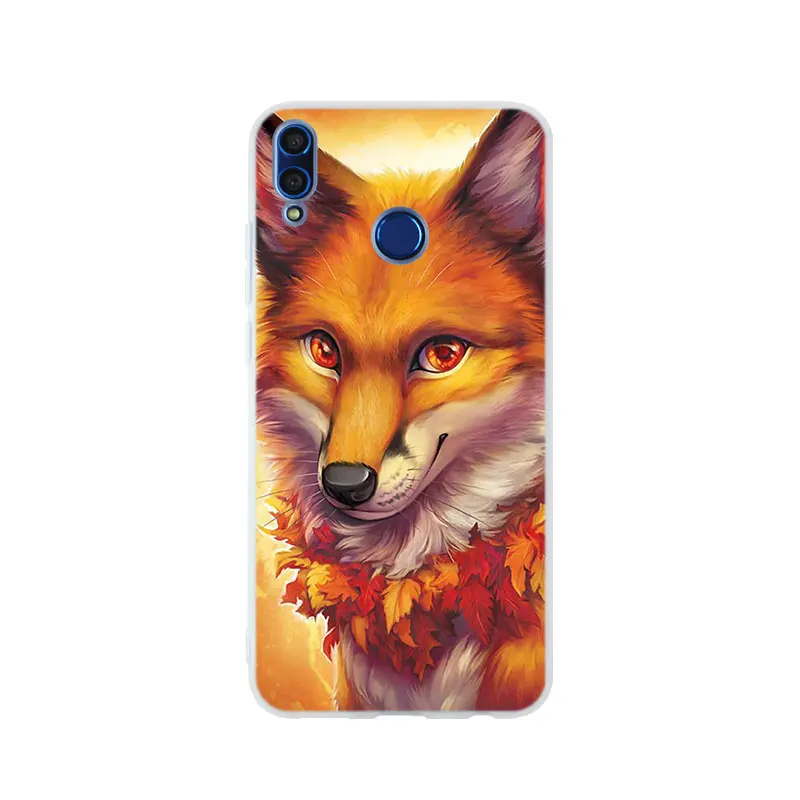 pattern 06 Аниме Забавный foxs Прекрасный милый силиконовый чехол для телефона чехол для huawei Honor 9 10 Lite 6X 7X 8X Max 7A 8A 8C 20 PLAY 9x горячая распродажа - Цвет: pattern 06
