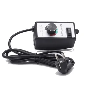 Регулятор скорости вентилятора с европейской вилкой, прибор для регулировки выхлопной трубы, для гидропоники