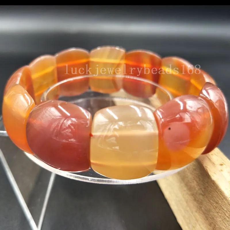 Бесплатная доставка красивые украшения 19x22x8 мм красный сердолик половинная Луна