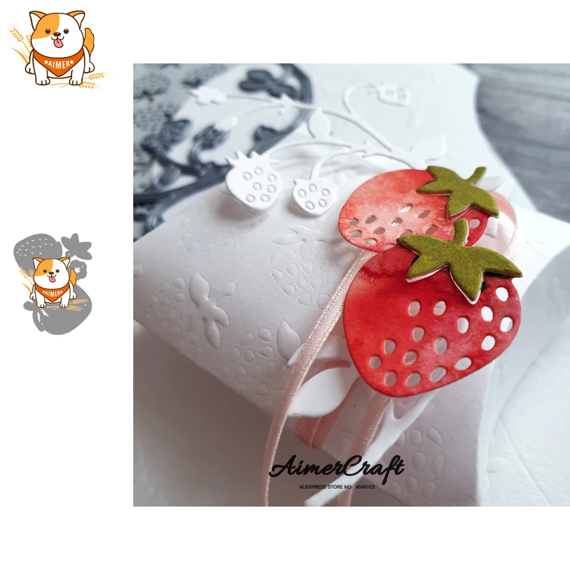 Клубника Фрукты металла резки штампы трафарет для скрапбукинга DIY бумажные карты