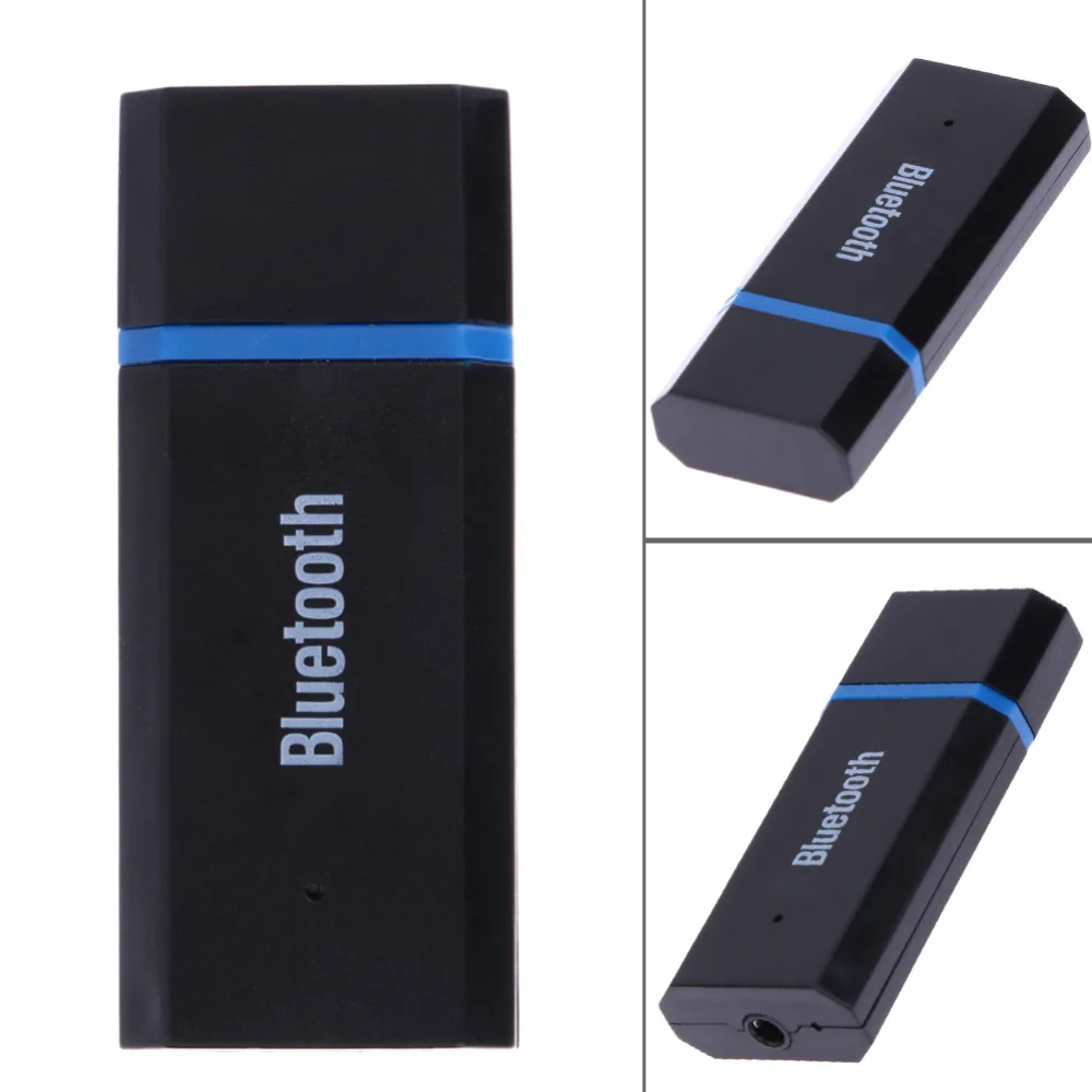 Мини USB Bluetooth аудио приемник 3,5 мм аудио кабель Черный Беспроводная передача практичные аксессуары для телефонов
