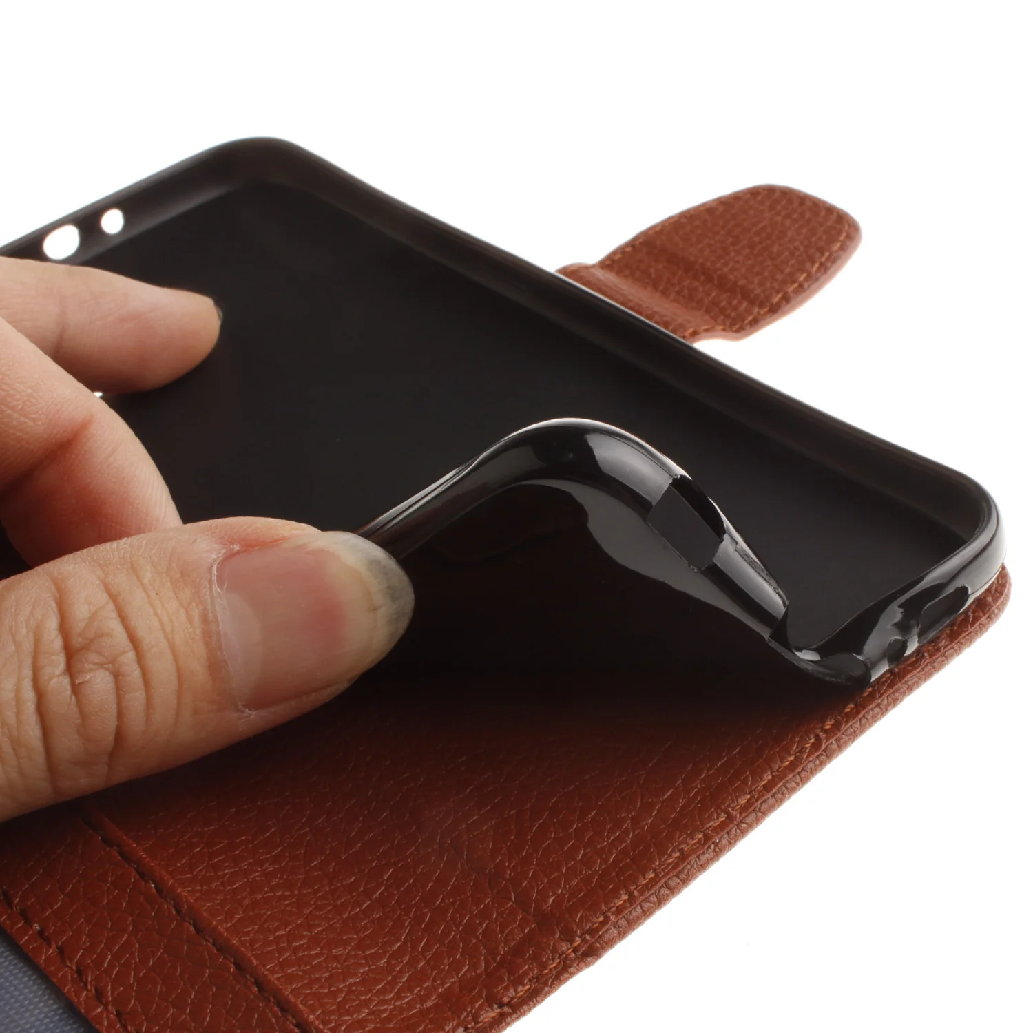 Мода личи полосы флип стенд бумажник телефон случае для Nokia Lumia 830 N830/930 N930 чехол |