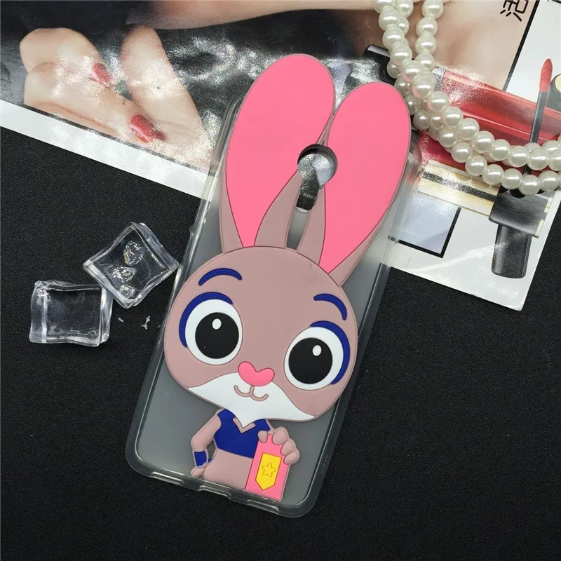 Чехол-Кролик для samsung Galaxy S4 Mini/S4Mini GT-I9190 i9195 i9192 чехол для телефона из мягкого ТПУ с рисунком чехол s задняя крышка 3D принципиально розовый Coque Капа - Цвет: Rabbit White