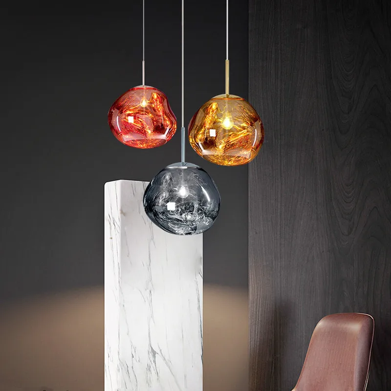 

Kitchen Glass Pendant Light Bar Modern Pendant Lighting Bedroom Ceiling Lamp Home Pendant Lights Living Study Lighting Free Bulb