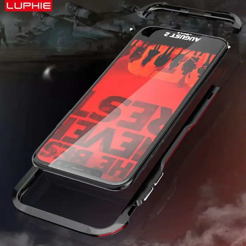 Чехол для телефона Luphie Apple iPhone 11 Pro X XS Max XR 8 7 Plus армированный Алюминиевый