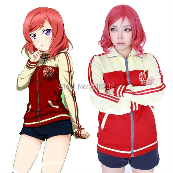 LoveLive! Love Live Nishikino Толстовка Маки спортивная куртка костюм униформа костюмы для
