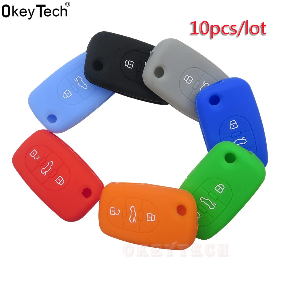 OkeyTech 10 шт./лот сменный откидной Складной Дистанционный Защищенный Корпус