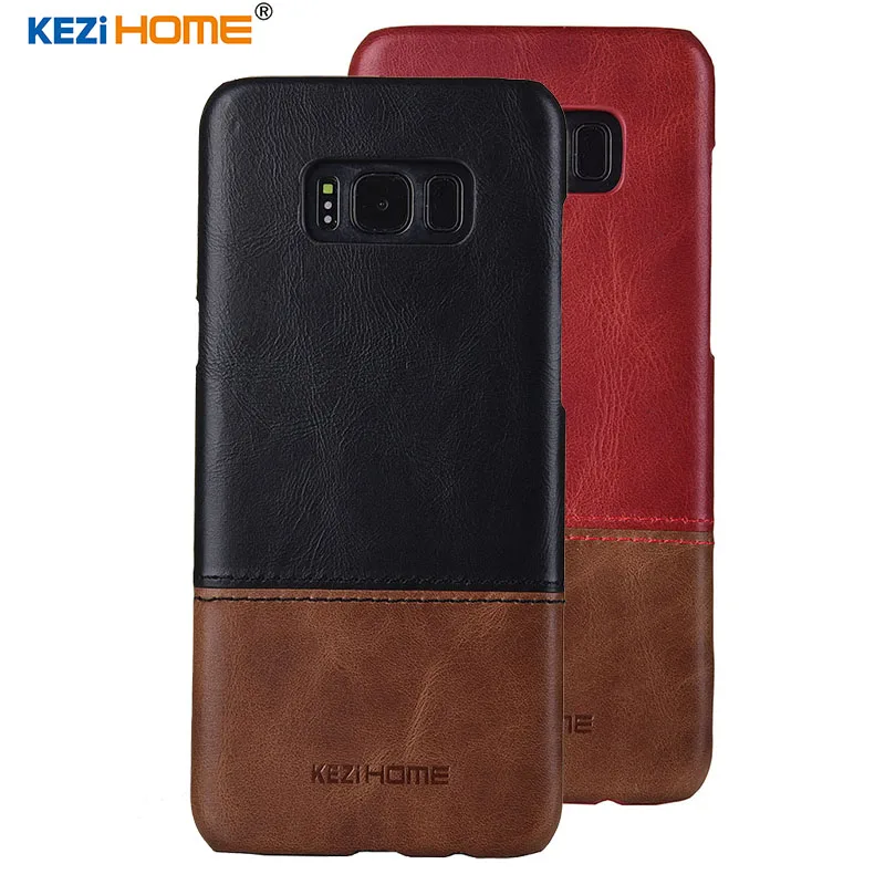 Чехол для samsung Galaxy S8/S8 Plus KEZiHOME роскошный хит цвета натуральная кожа твердая задняя крышка для Galaxy S8 Plus чехол для телефона s