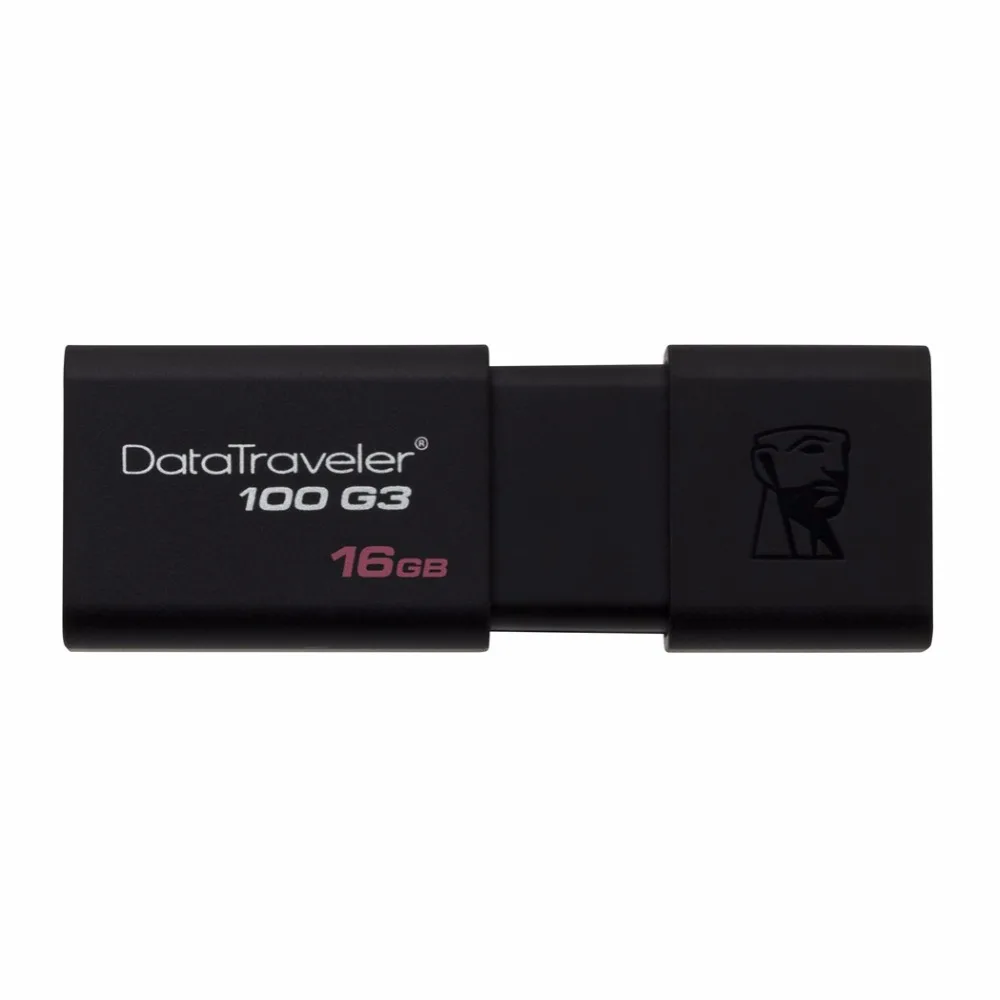 Kingston Технология DataTraveler 100 G3 16 ГБ 3 0 (3 1 Gen 1) разъем USB тип А В 40 МБ/с. deslizar негр |