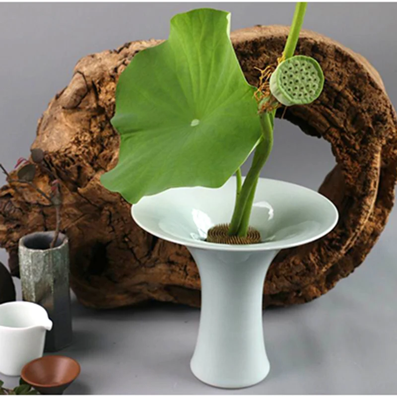 Японский Ikebana цветочный горшок Цветочная композиция гидропонная ваза Настольный