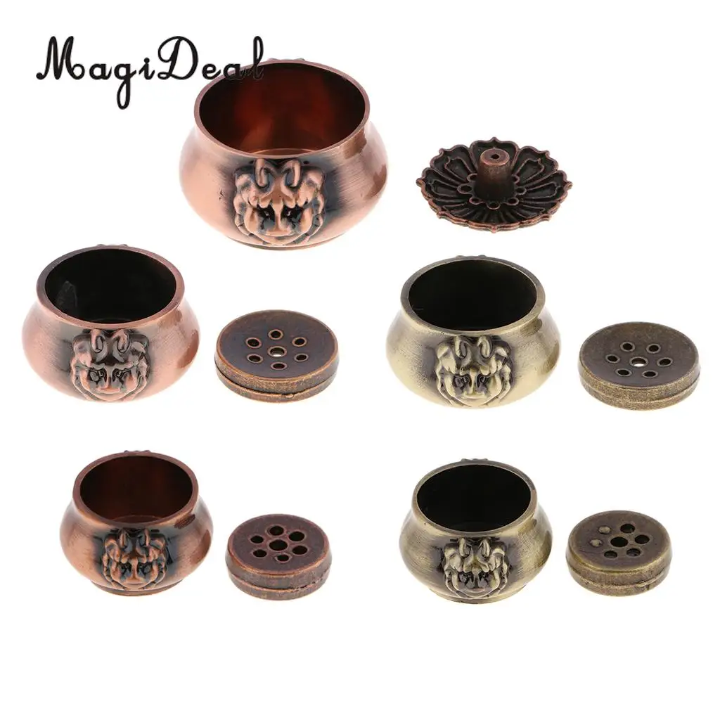 Держатель для благовоний из медного сплава с 7 отверстиями пластина Ловца ясеня