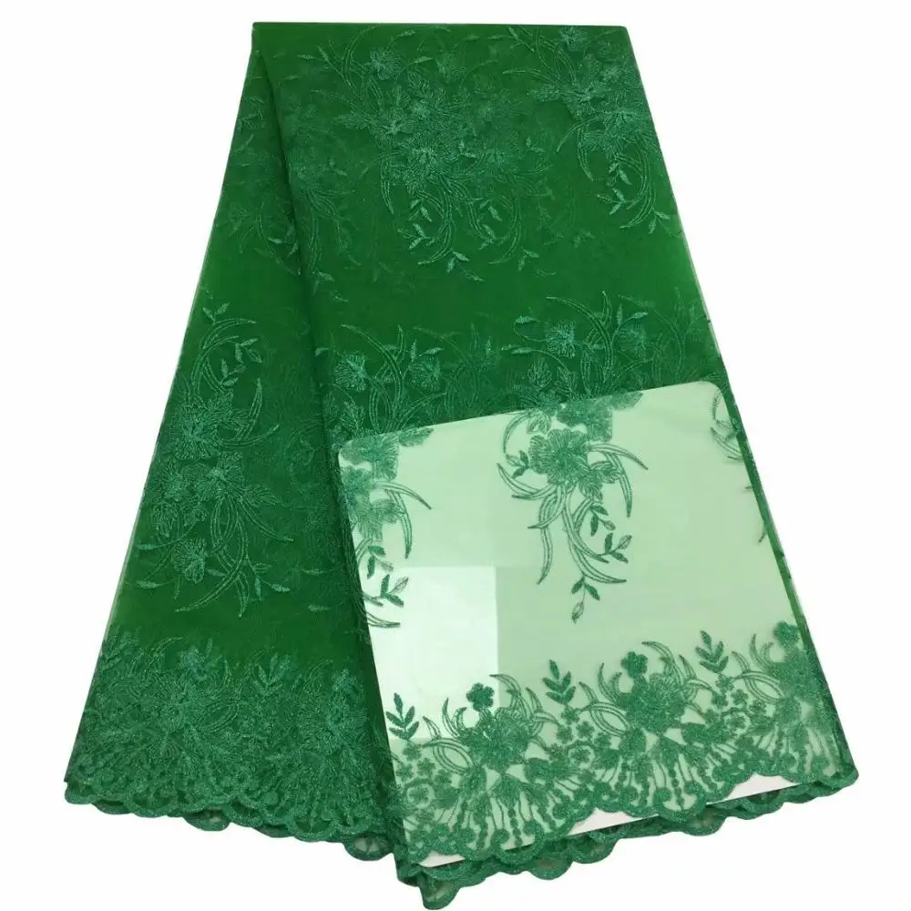 Синее Новое поступление Высококачественная французская вышитая сетчатая