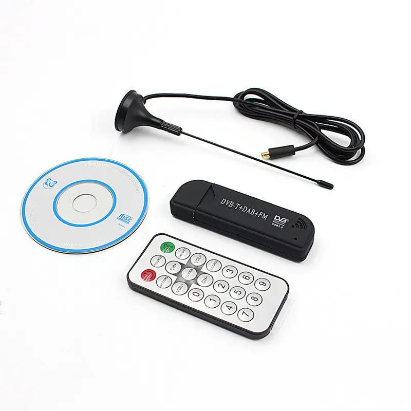 Цифровой USB TV FM + DAB DVB-T RTL2832U R820T Поддержка SDR тюнер ресивер | Электроника