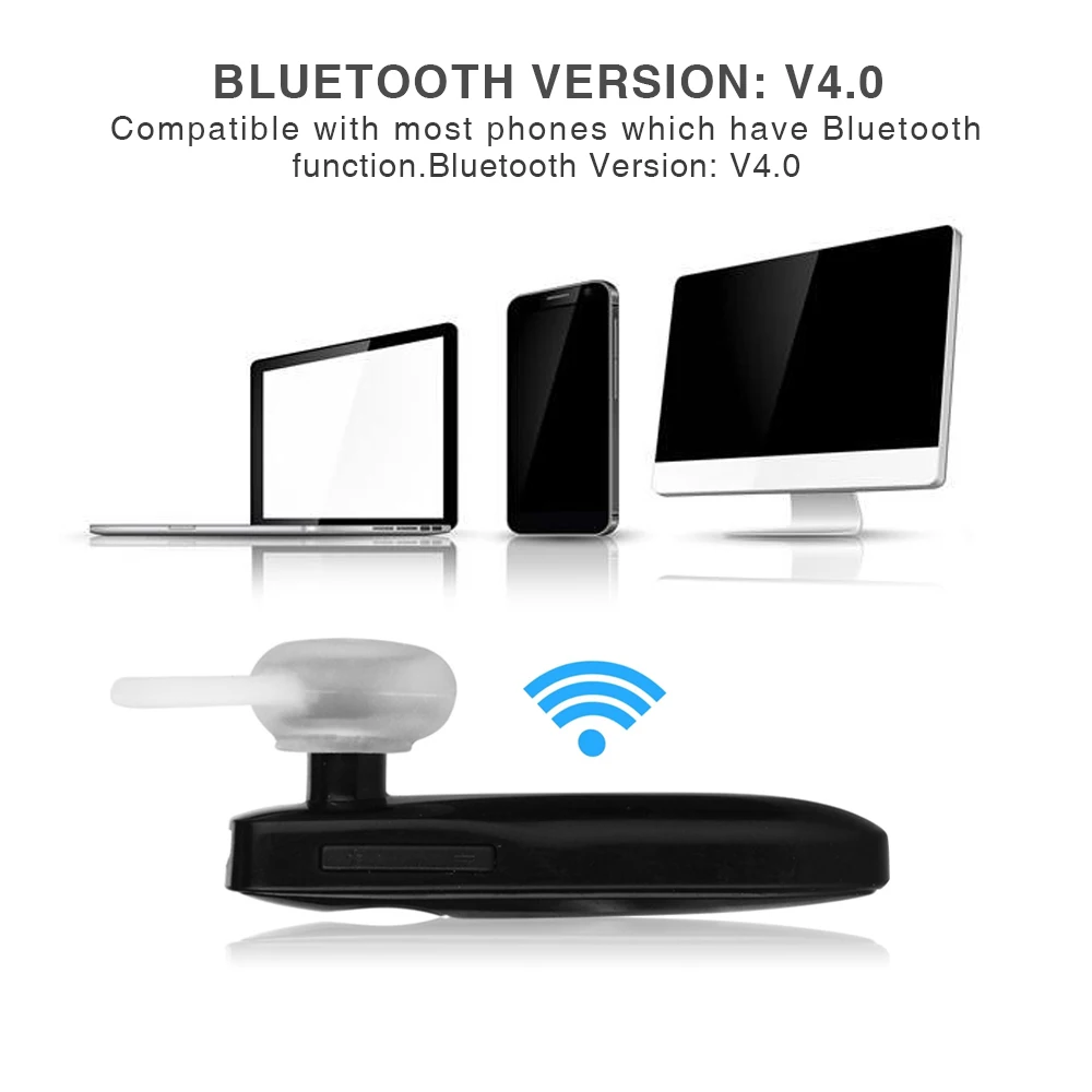 Ucable M165 Мини Bluetooth V4.1 с микрофоном портативная гарнитура крючком для ушей стерео