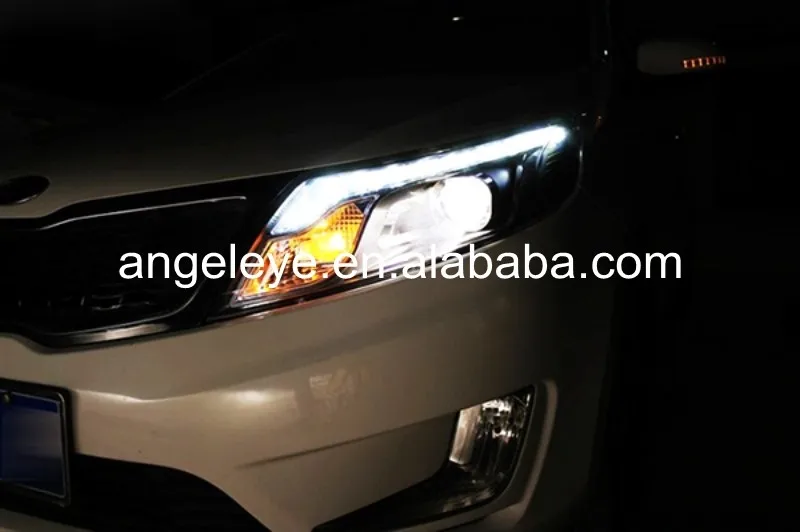 2011-2013 год для KIA RIO K2 фары светодиодный передние фары SYMS