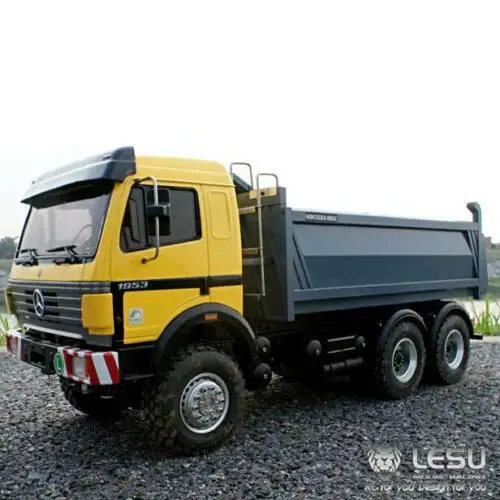 LESU Bz 6*6 гидравлический самосвал 1/14 модель радиоуправляемого грузовика радиомотор ESC DIY Tmy THZH0195
