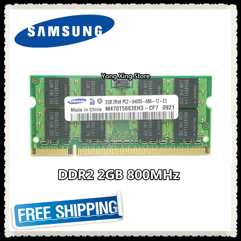 Память samsung DDR2 2 ГБ 800 МГц контактов SODIMM|laptop notebok|ram upgrade laptoplaptop photos |