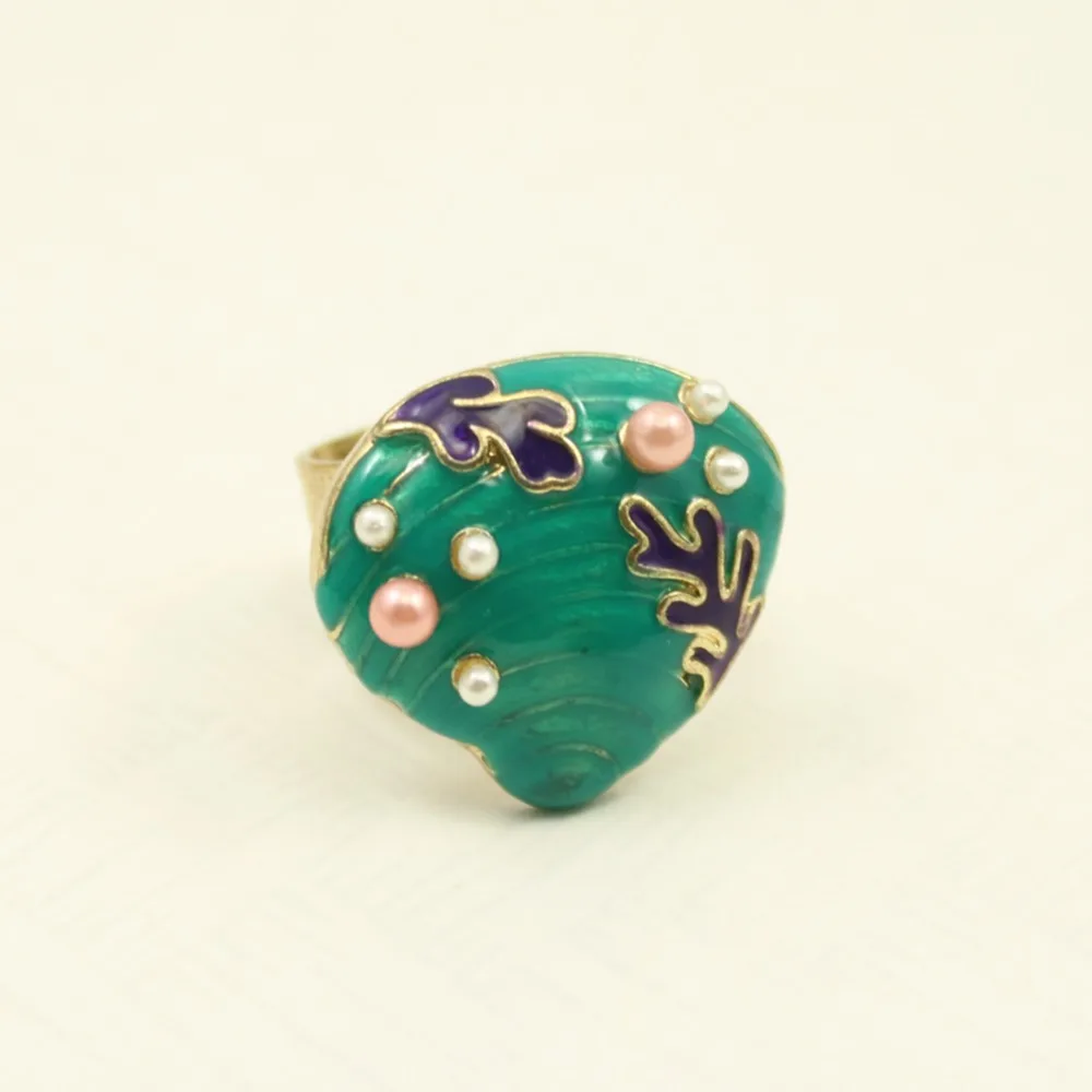 2018 модные ювелирные изделия оптом и прямые продажи имитация жемчуга синий корпус