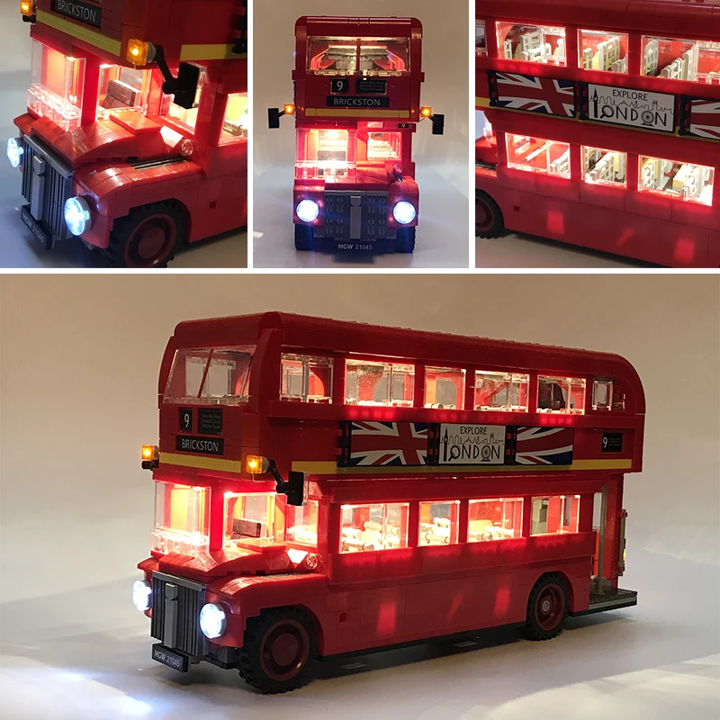 Светодиодный Тор Lego technic 10258 со светодиодсветильник кой совместимый с лондонским