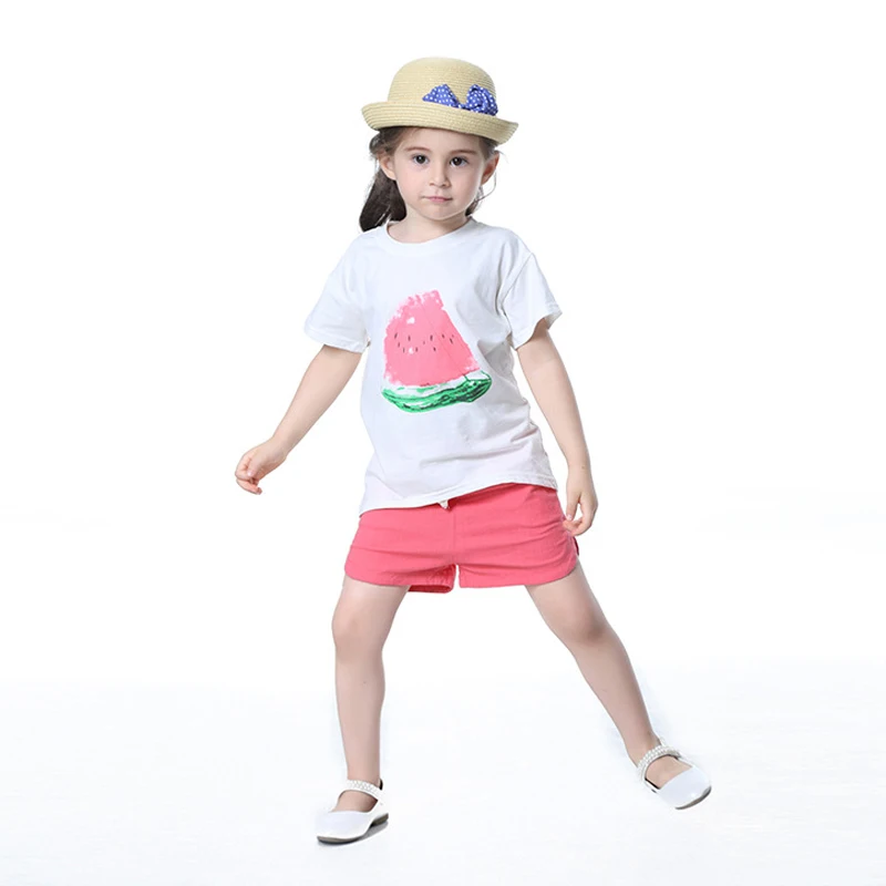 Модный летний спортивный костюм детская одежда хлопковый детский для маленьких