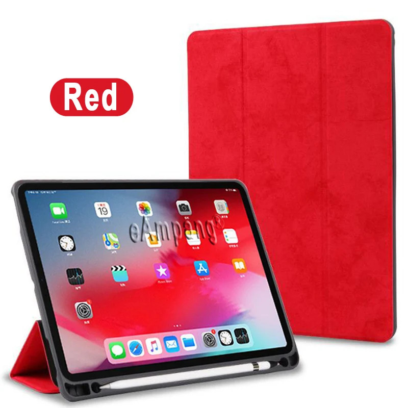 Чехол для Apple iPad Pro 12,9 12," Чехол Премиум кожа крокодиловый узор Смарт бодрствующий сон Funda+ карандаш держатель