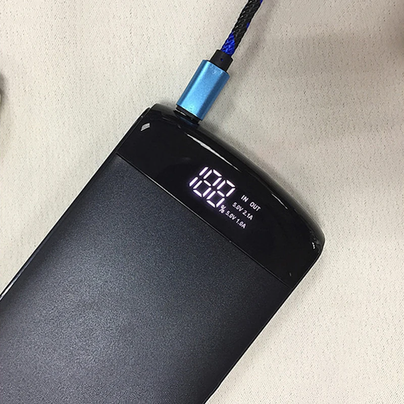 20000 мАч портативное зарядное устройство 18650 батарея повербанк для Xiaomi Redmi iPhone X